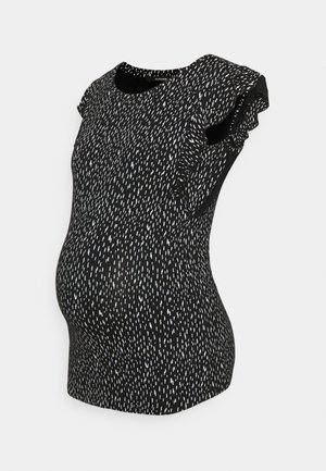 TEE PEBBLES - Triko s potiskem - black