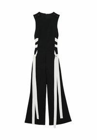 Reiss SIDE WIDE-LEG - Kezeslábas - navy/white