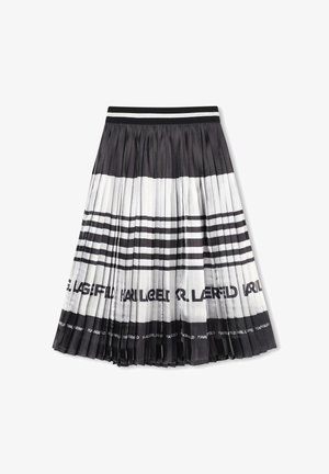 KARL LAGERFELD KIDS SKIRT - Gonna a campana - black /charcoal grey