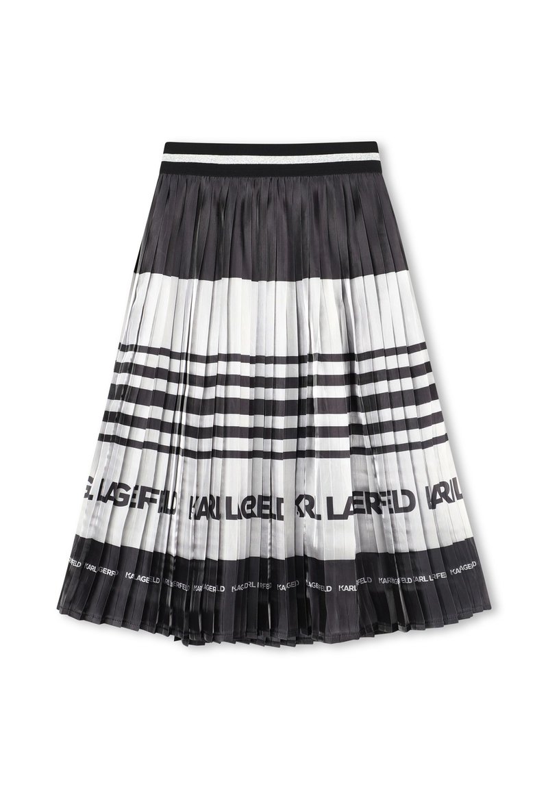 KARL LAGERFELD KIDS Plooirok zwart KARL LAGERFELD KIDS Plooirok zwart