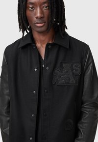 AllSaints WARRENTON - Bőrdzseki - black