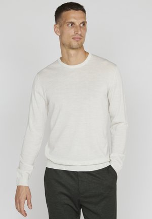 Matinique MARGRATE  - Strickpullover - off white melange