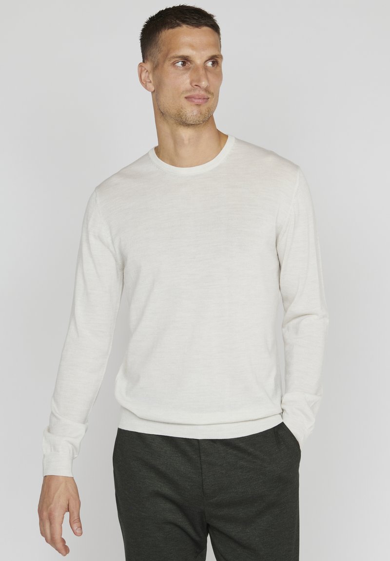 Matinique MARGRATE - Džemperis - off white melange