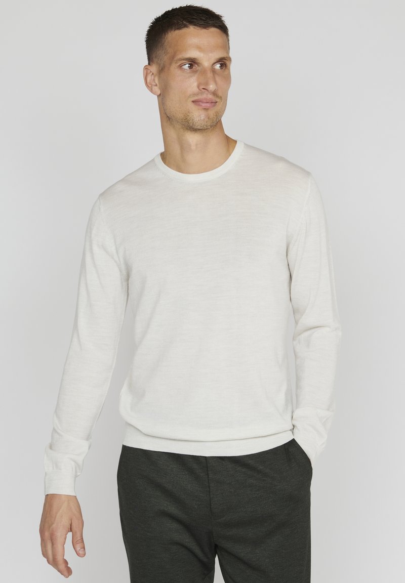 Matinique - MARGRATE  - Jumper - off white melange, Enlarge