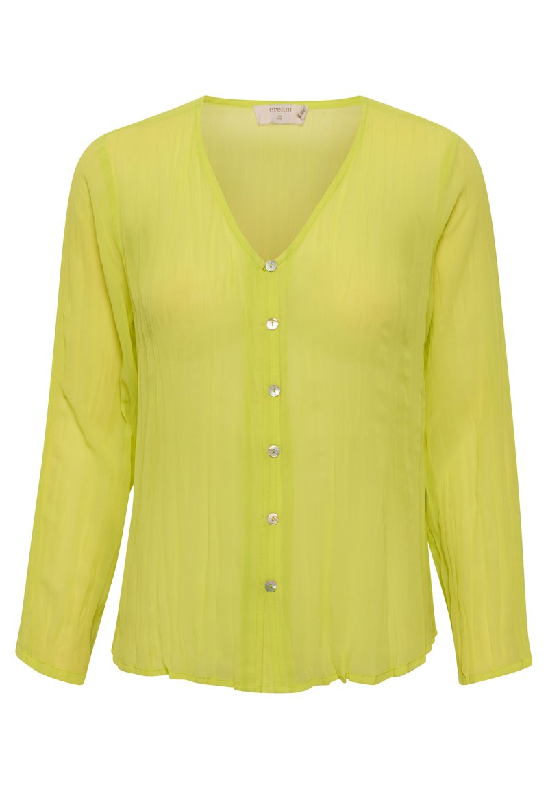 Cream Blouse neongroen