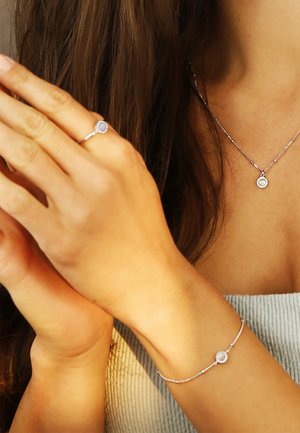 NANA KAY SHINY - Ring - silberfarben weiss