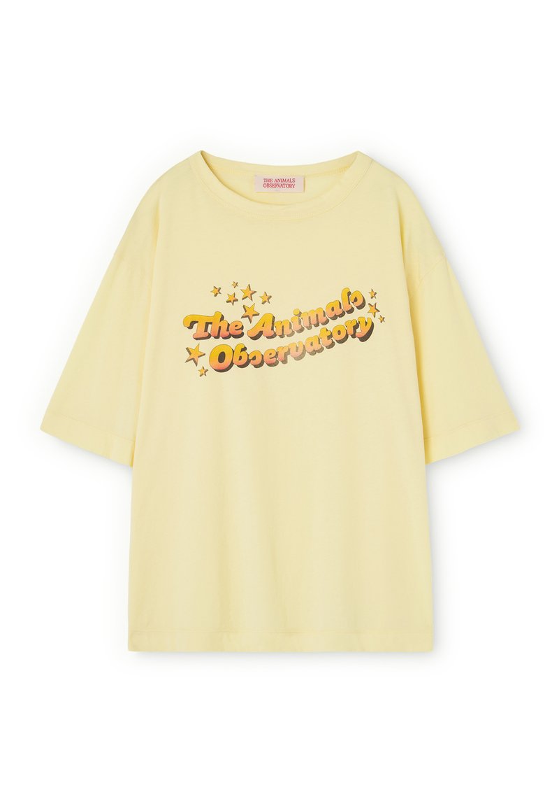 THE ANIMALS OBSERVATORY T-shirt print geel