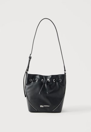 Karl Lagerfeld Jeans REBEL BUCKET BAG - Handtasche - black