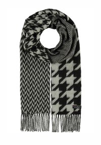 FRAAS Sciarpa Cashmink® Plaid Rosa Multicolore | Made in Germany