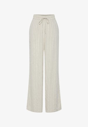Pieces, Wide-leg PCPIA LINEN BLEND - Broek - birch
