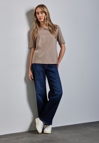 Street One SOFTES - Jednoduché tričko - beige