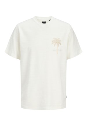 Jack & Jones PREMIUM, JPRBLAEMMETT TEE - Tričko s potlačou - cloud dancer