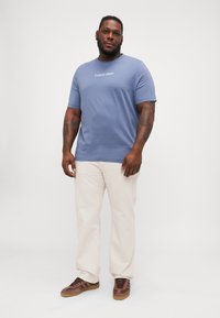 Calvin Klein HERO LOGO COMFORT - Μπλουζάκι με στάμπα - grisaille