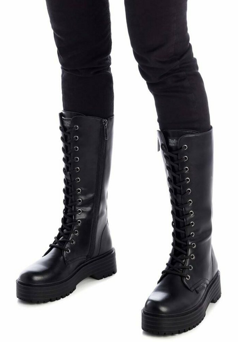 Refresh Botas con cordones - black/negro - Zalando.es