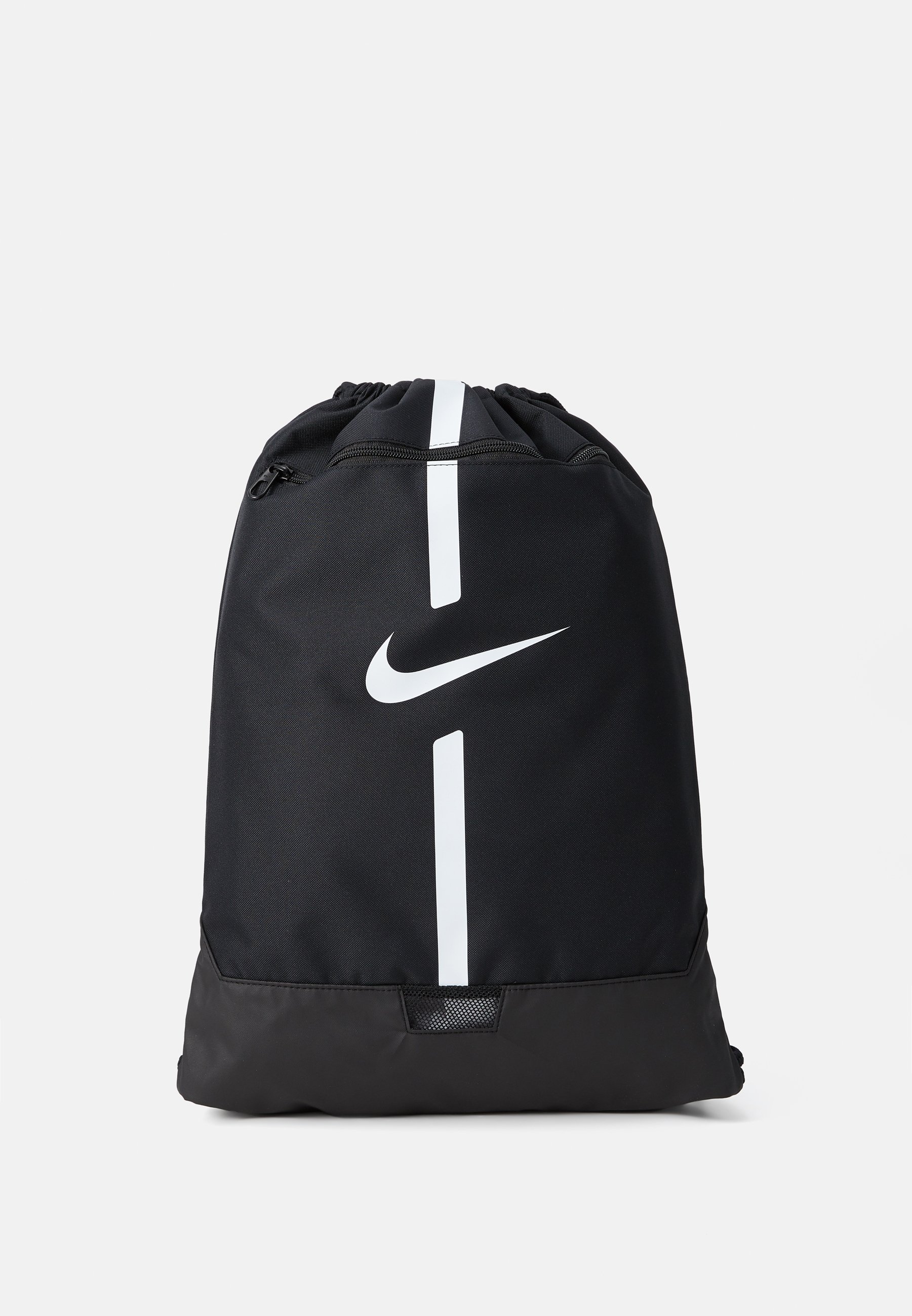 Nike Black Drawstring Backpack with White Swoosh Bags and backpacks Nike Heritage Drawstring Bag  main image 2