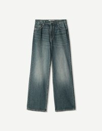 BAGGY JEANS - Loose Jeans - green