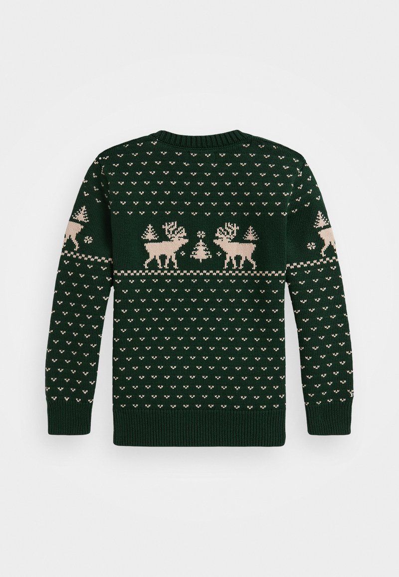 Polo Ralph Lauren REINDEER-INTARSIA COTTON-BLEND SWEATER Jumper