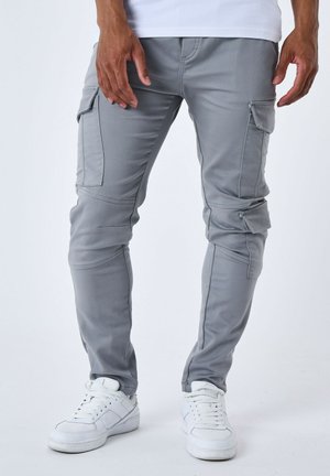 STYLE - Pantalones cargo - gris clair