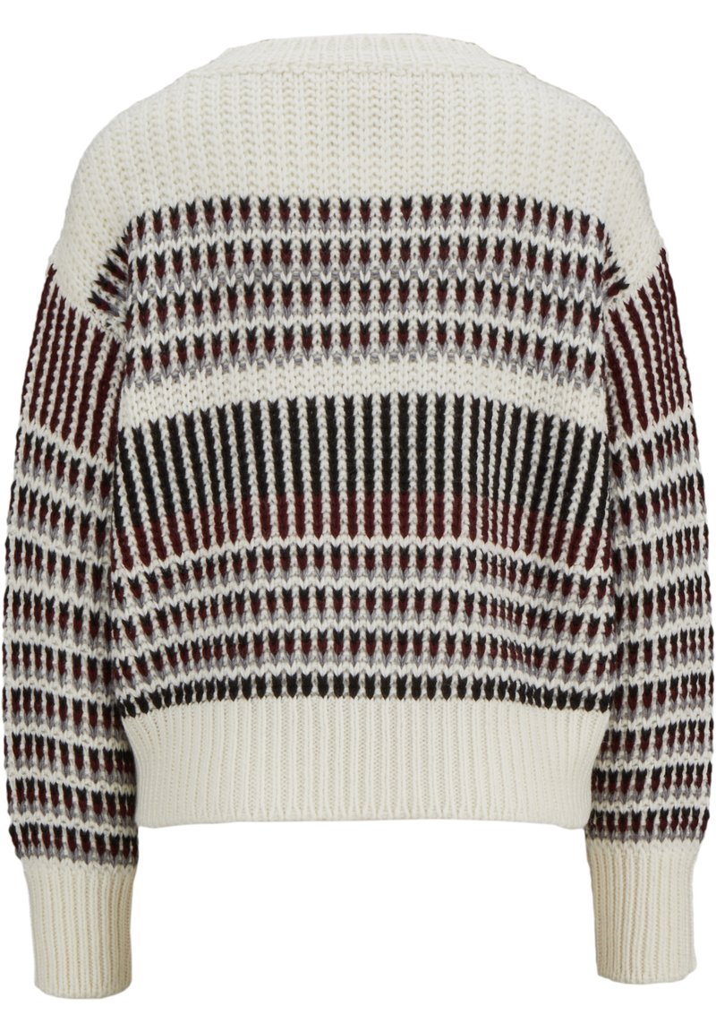 Damen Strickjacken | 8PM Strickpullover latte/offwhite - RB03810 Damen Strickjacken | 8PM Strickpullover latte/offwhite - RB03810