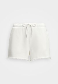 LIGHTWEIGHT FLEECE DRAWSTRING SHORT - Teplákové kalhoty - white