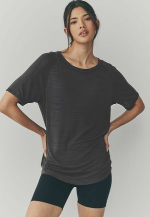 Next SHORT SLEEVE  - REGULAR FIT - Pamata T-krekls - charcoal grey