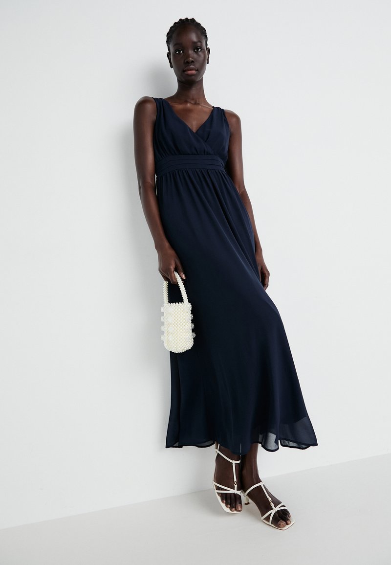 sachin and babi light blue dress Navy Fit & Flare A-line Long Dress with Empire Waist – LoveIt Atelier Hong  Kong main image 1