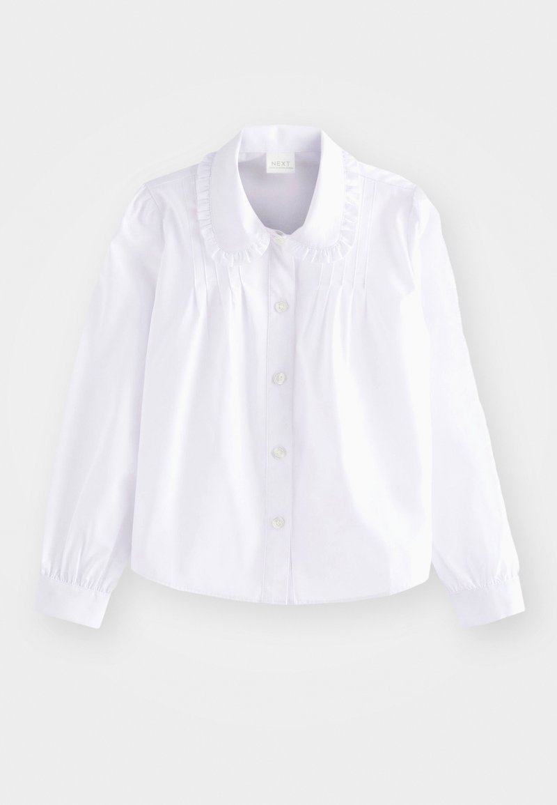 Next - LONG SLEEVE PRETTY COLLAR SCHOOL SHIRT - Užsagstoma palaidinė - white, Padidinti