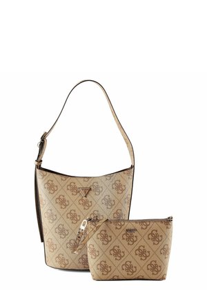 MERIDIAN II SCHULTER - Sac à main - latte logo