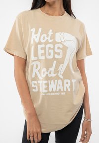 Paradiso Clothing ROD STEWART HOT LEGS - Print T-shirt - beige