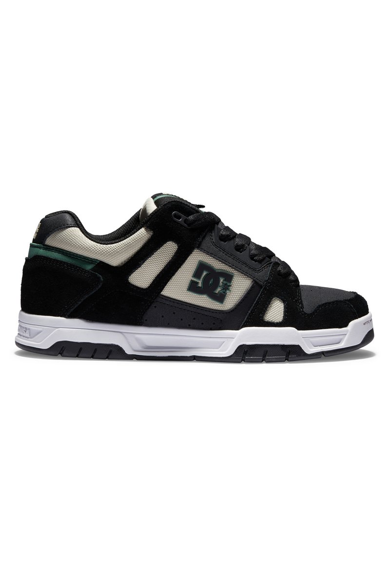 DC Shoes - STAG UNISEX - Skateboardové boty - tan green, Zvětšit