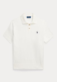 COTTON POLO COLLAR JUMPER - Polosärk - deckwash white