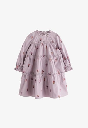 Lindex, LINDEX LONG-SLEEVED DRESS WITH FLOUNCES LINDEX - Hverdagskjole - light dusty lilac