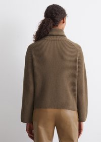 Marc O'Polo TURTLE NECK - Strickpullover - melted nougat