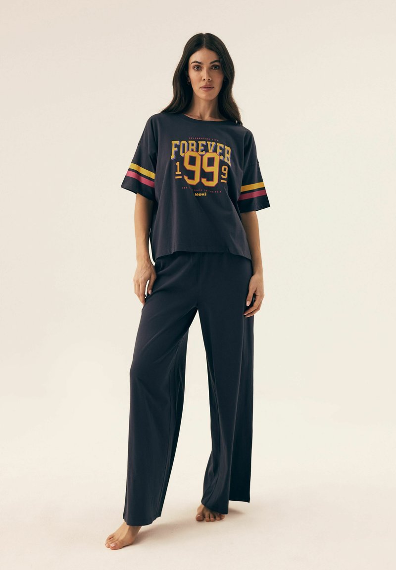 ESOTIQ SET granatowy