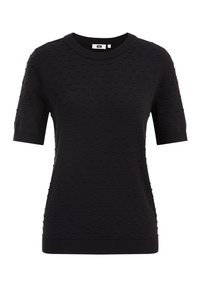 WE Fashion Stickad tröja - black