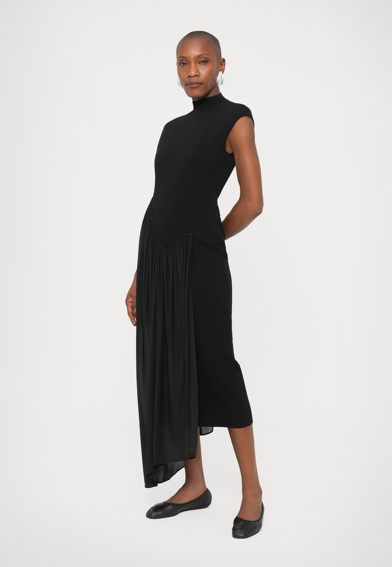 Et Ochs FRANCIS MIDI DRESS - Occasion wear - black - Zalando.ie