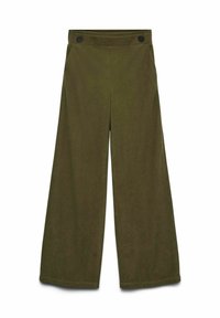 MIT WEITEM BEINSCHNITT VMVILJA HOHE TAILLE - Pantalon classique - duffel bag