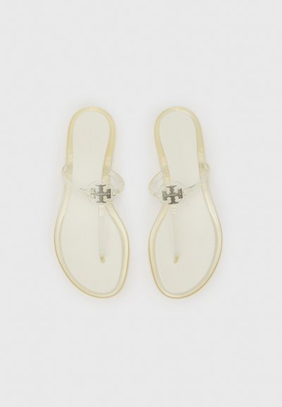 Tory Burch MINI MILLER JELLY - Sandals - clear/silver-coloured