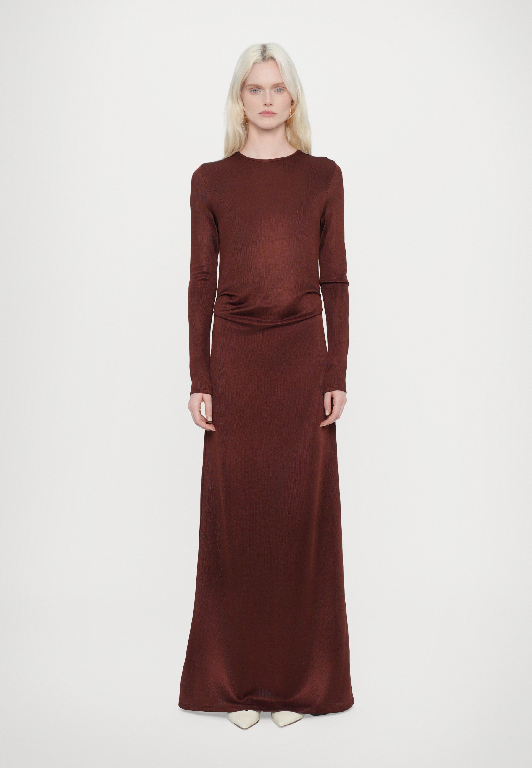 luella maxi dress - burgundy Babyboo Luella Maxi Dress Burgundy