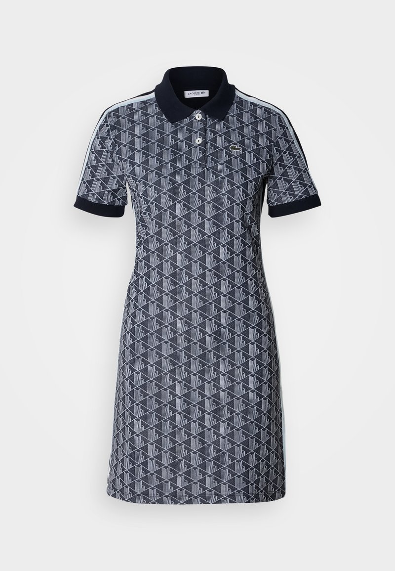 Lacoste Jerseyjurk donkerblauw