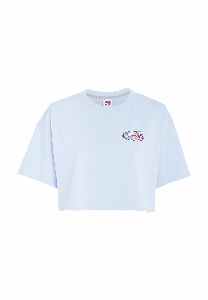 Tommy Jeans T-shirt print blauwgrijs Tommy Jeans T-shirt print blauwgrijs