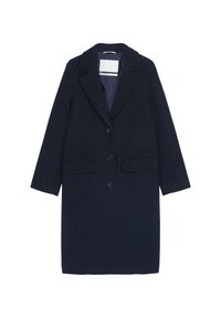 Marc O'Polo BLEND SINGLE BREASTED LAPEL COLLAR LINED FLAP POC - Classic coat - deep blue sea