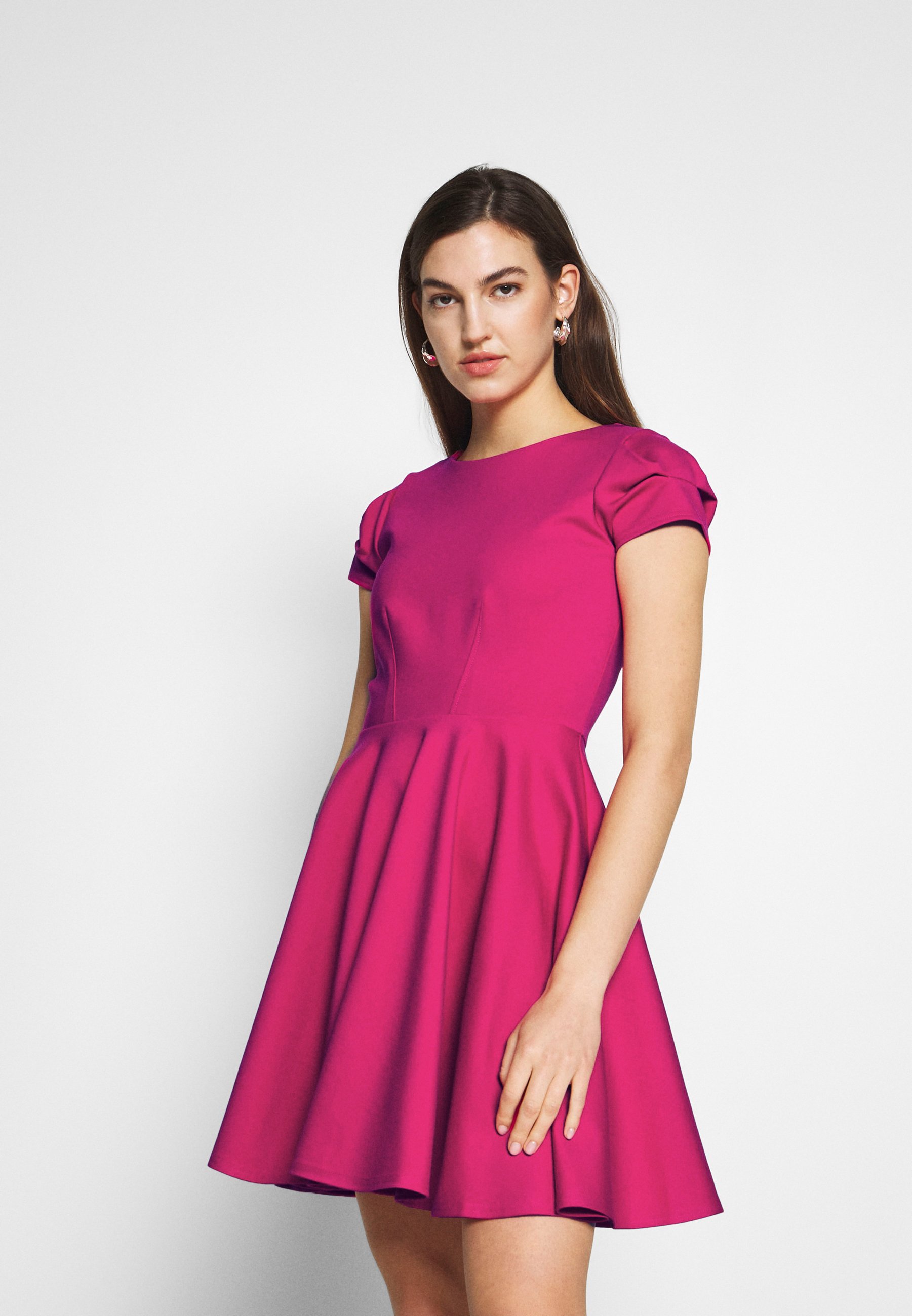 Closet CLOSET SHORT SLEEVE SKATER DRESS 