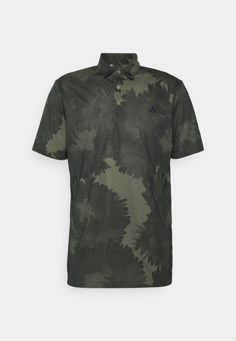 adidas Golf MENS FLOWER Polo shirt olive strata/black/olive
