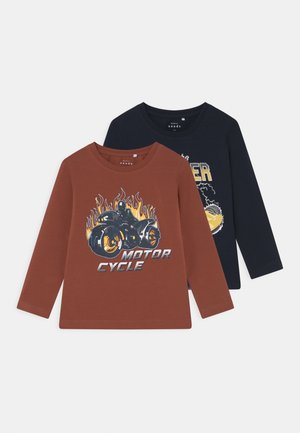 NMMVUX 2 PACK - Long sleeved top - dark sapphire