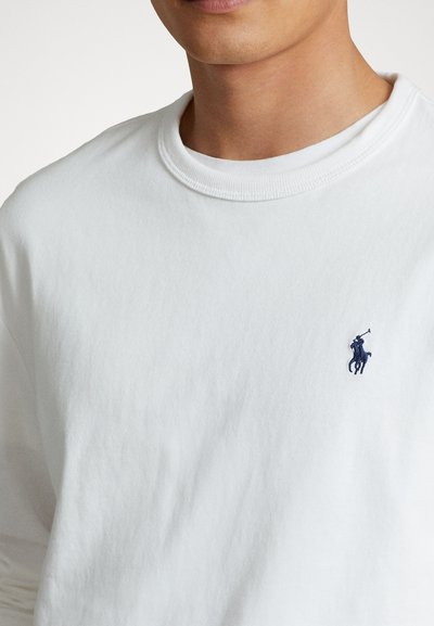 Polo Ralph Lauren CLASSIC FIT HEAVYWEIGHT JERSEY T-SHIRT - Topper langermet - white
