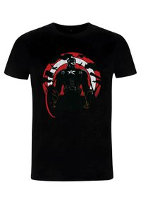 Marvel AVENGERS CLASSIC SHADOW SOLIDER UNISEX - Camiseta estampada - black