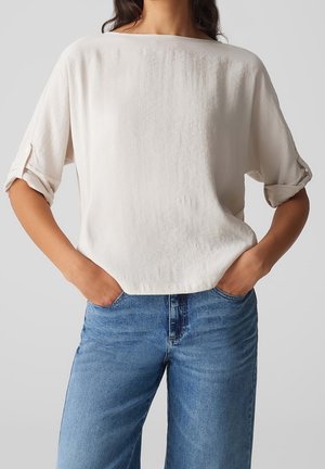 Långärmad tröja - beige