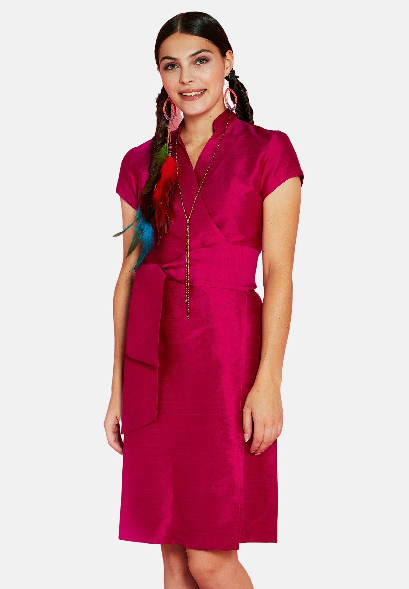 Antoine et Lili CHINOISE EN SOIE SAUVAGE Cocktail dress Party