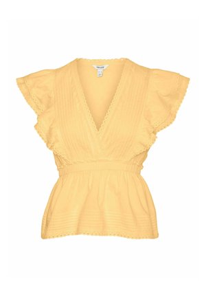 Vero Moda, PEPLUM TOP AWNORDEN TOP - Débardeur - golden haze